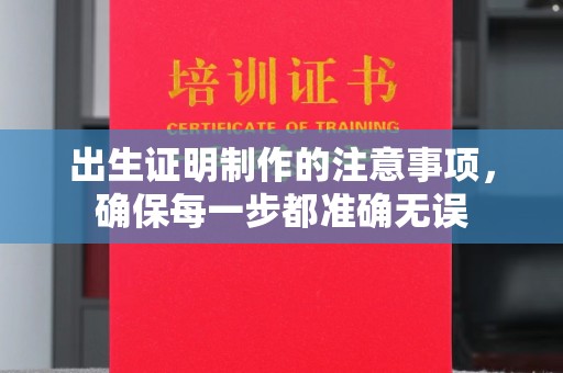 高明出生证明制作的注意事项，确保每一步都准确无误