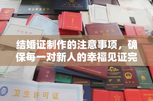 高明结婚证制作的注意事项，确保每一对新人的幸福见证完美无瑕