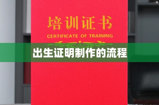 高明出生证明制作的流程